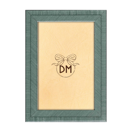 Marquetry Frame in Teal