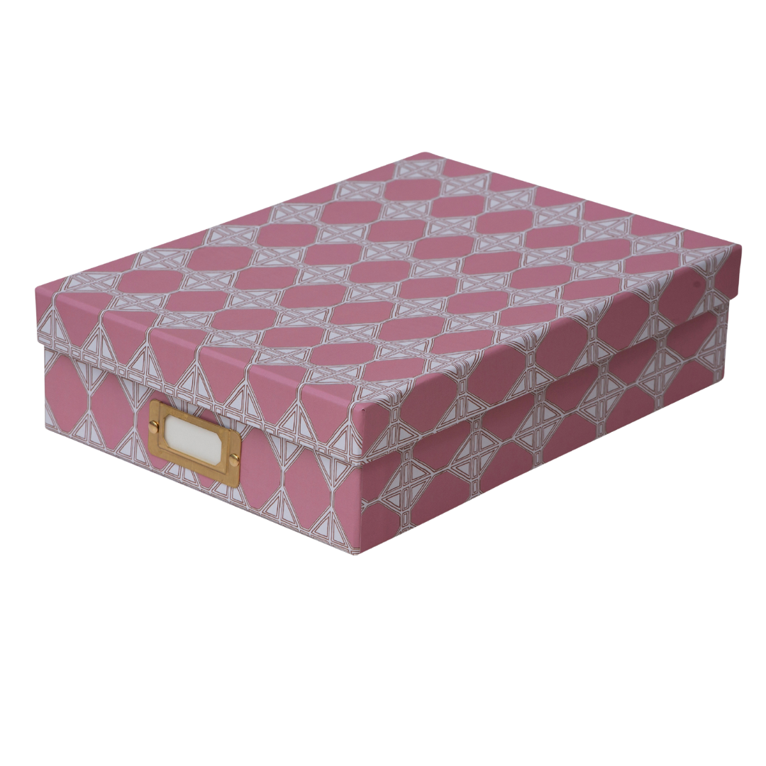 Dar Leone, Romarong The Pink Deeps Lidded Portfolio Box