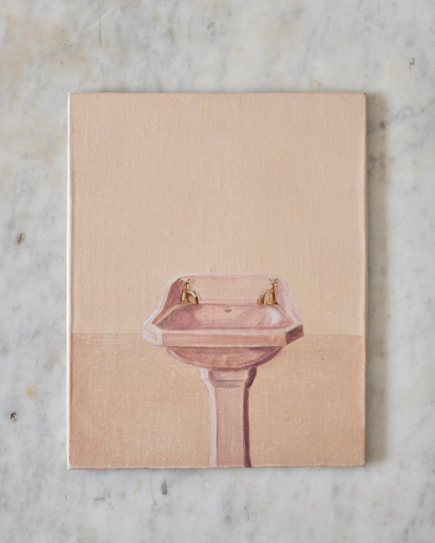 Beth Kaye, 'Calamine Pink Sink’ 2024