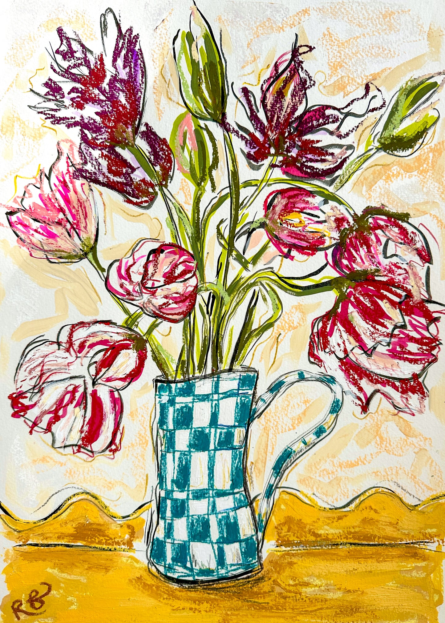 Rachel Bottomley, ‘A Wave of Tulips' 2024