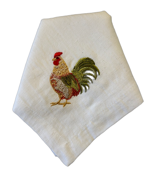 Rooster Napkin