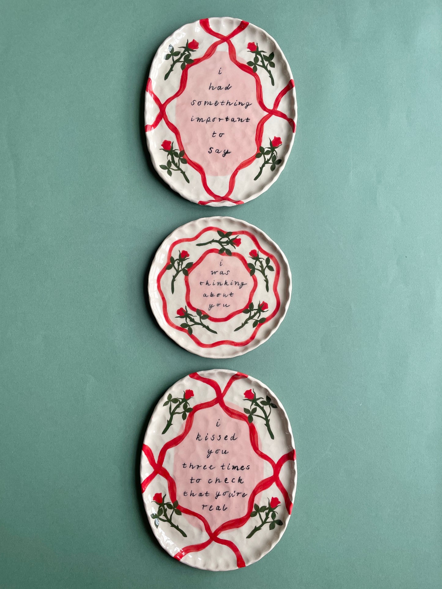 Ruth Wilde, 'I kissed you' ceramic