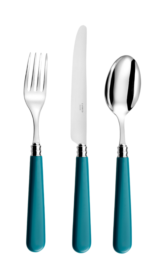 Turquoise Cutlery in Stainless Steel