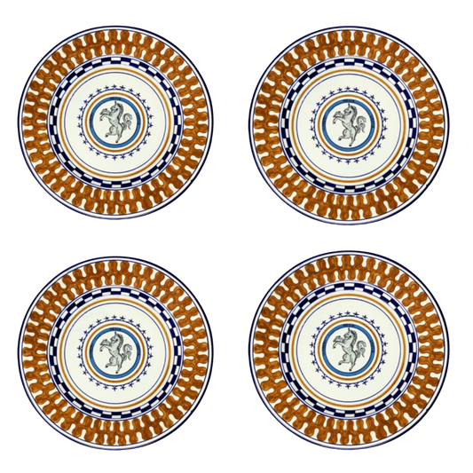 Sveva's Home Leocorno Imperial Plate Set of Four