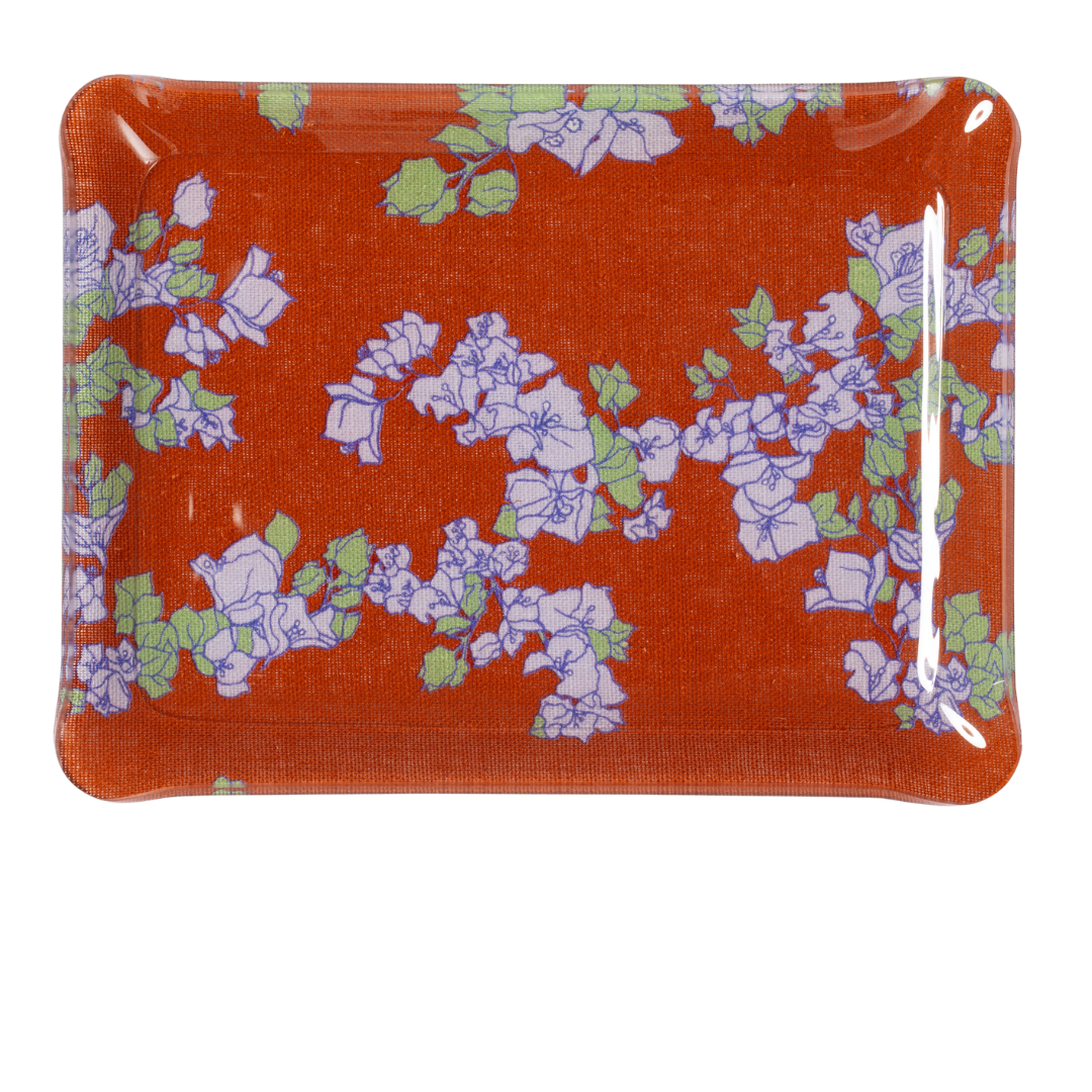 Dar Leone, Najjar Coral Orange Acrylic Midi Tray