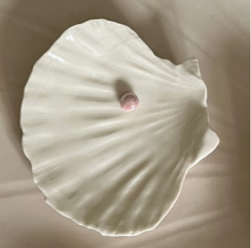 Joanna Ling x Domenica Marland, A Pair of Pink Oyster Shells