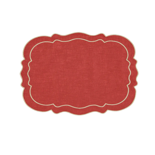 Red and White Placemat