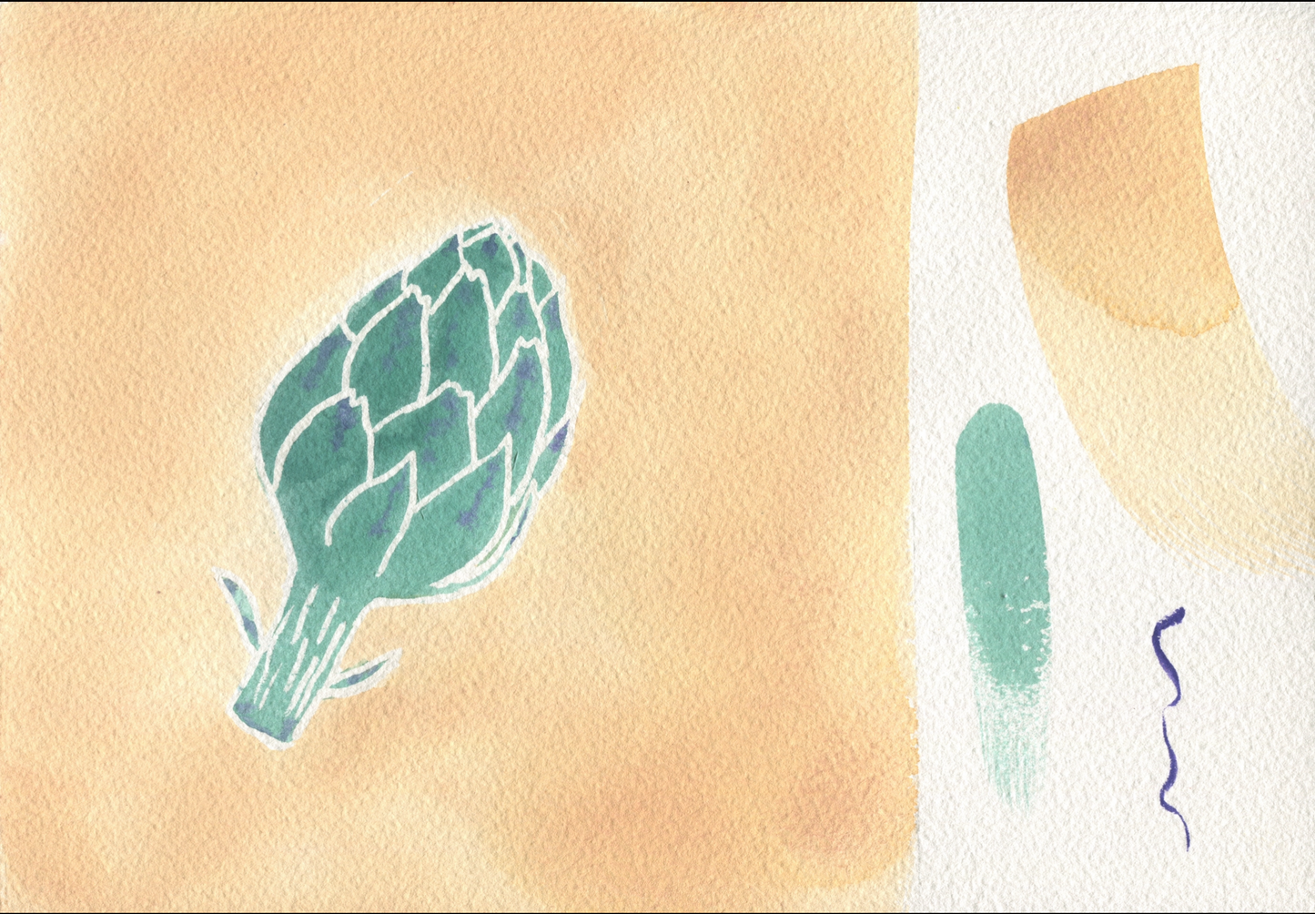 Rosalia Dols, 'Artichoke Colour Test’ 2024