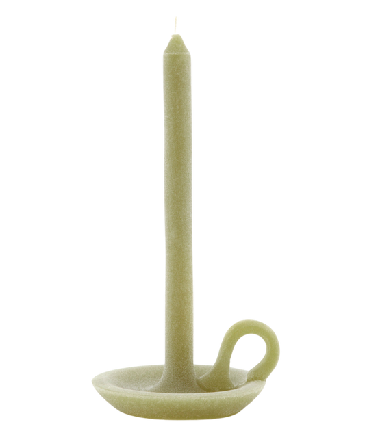 Tall Olive Candle