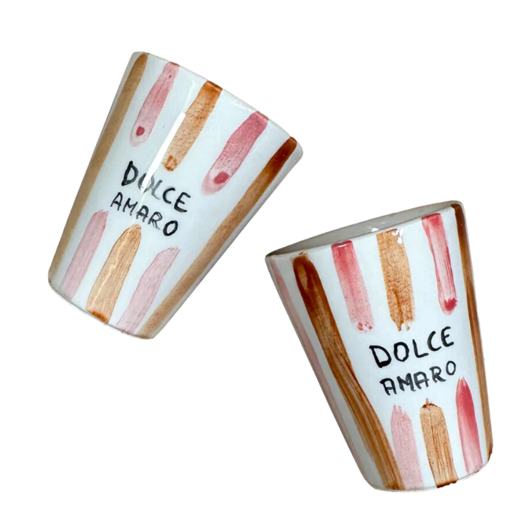 Musae Studio, Set of 2 "Dolce Amaro" shot glasses