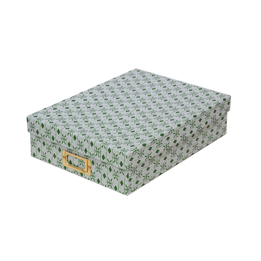 Dar Leone, Tijan Maize Green Lidded Portfolio Box