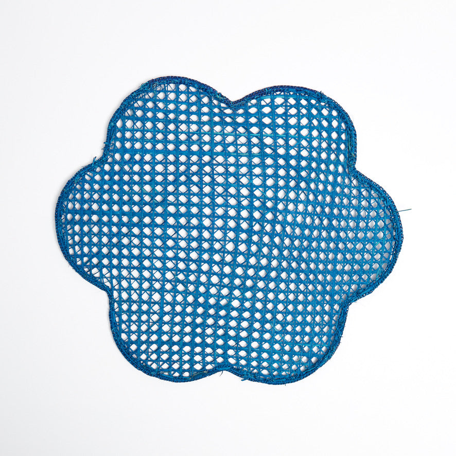 Voi Collective, Blue Woven Clouds Placemats Set of Four