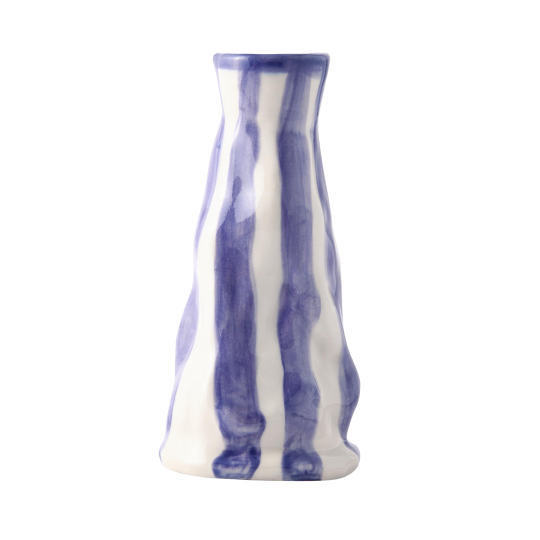 Hodge Pots, 'Amethyst Candy Stripe Vase'