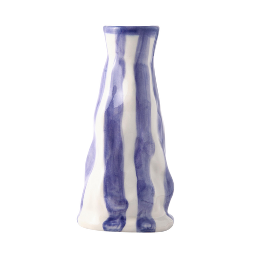 Hodge Pots, 'Amethyst Candy Stripe Vase'