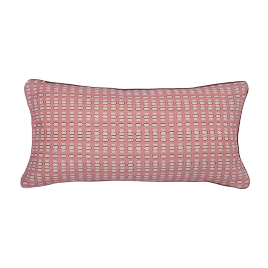Dar Leone, Lali II | Pink Fig Small Cushion
