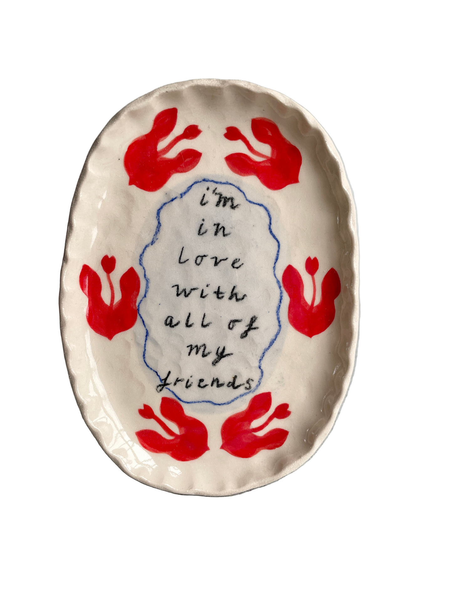 Ruth Wilde, 'Friends' ceramic