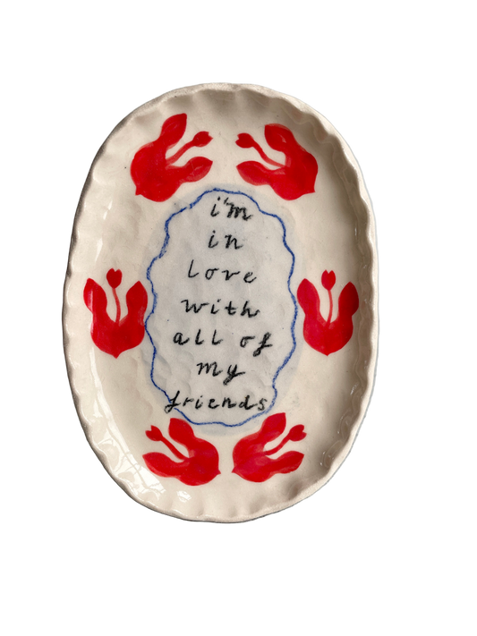 Ruth Wilde, 'Friends' ceramic