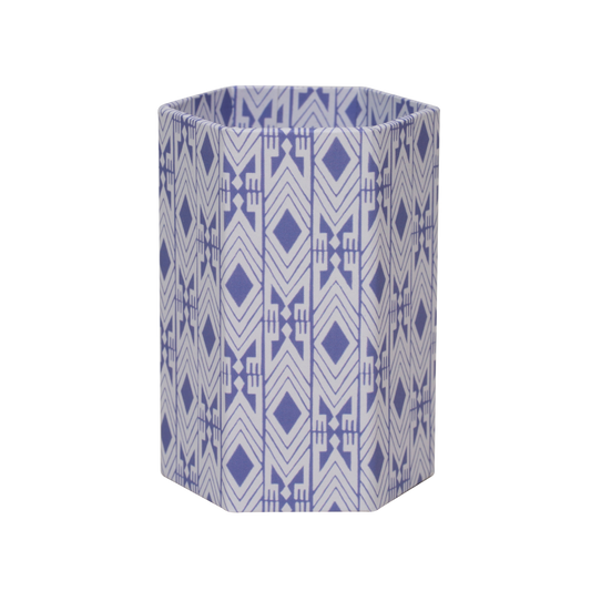 Dar Leone, Tijan Maize Violette Hexagonal Brush Pot