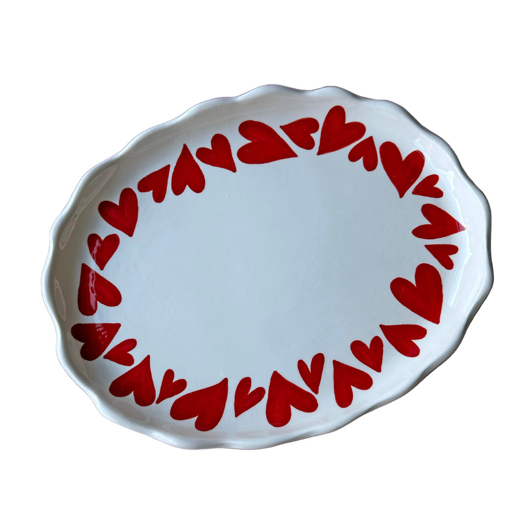 Minnie Mae-Stott, Love Heart Serving Platter
