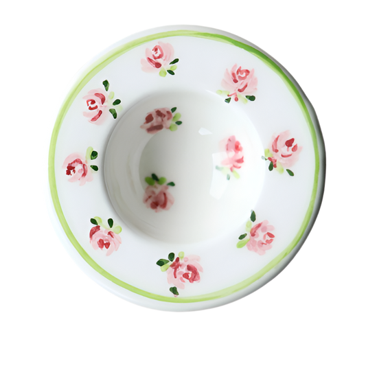 Sveva's Home Ceramic Floral Egg Holders Set of 4