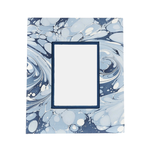 Hand-Marbled Blue Frame PRE-ORDER