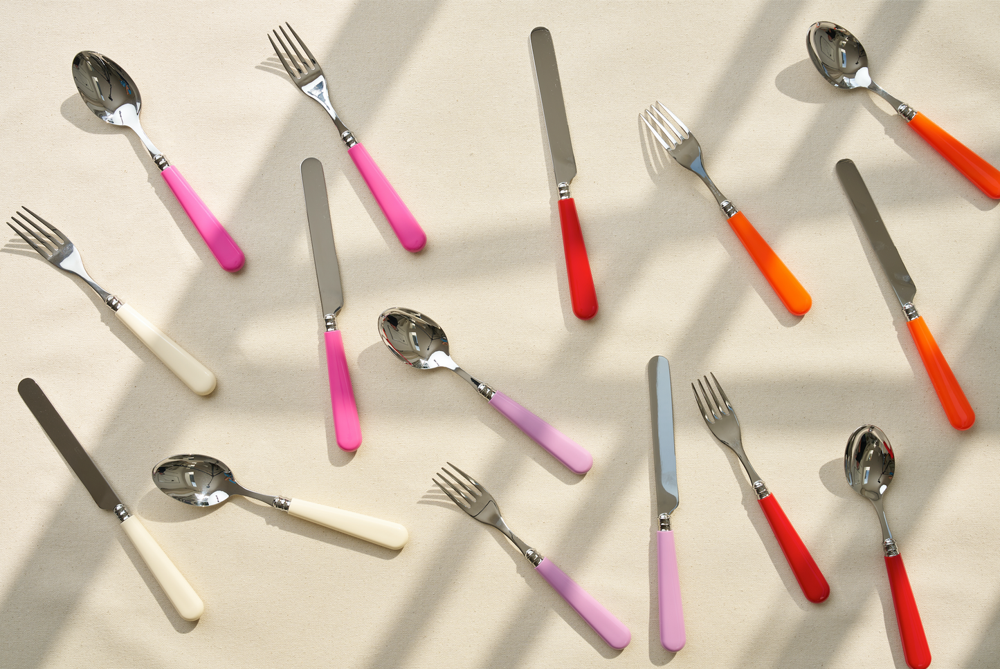 Pink Cutlery in Stainless Steel