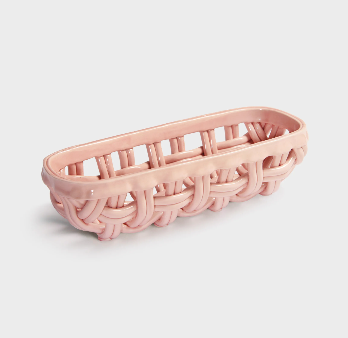 Pink Baguette Basket