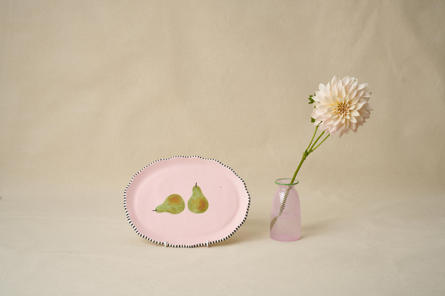 Minnie Mae-Stott, 'Pair of Pears Serving Platter'