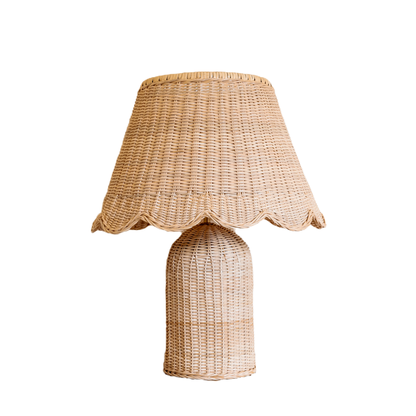 Hastshilp Mimi Scalloped Lampshade in Natural