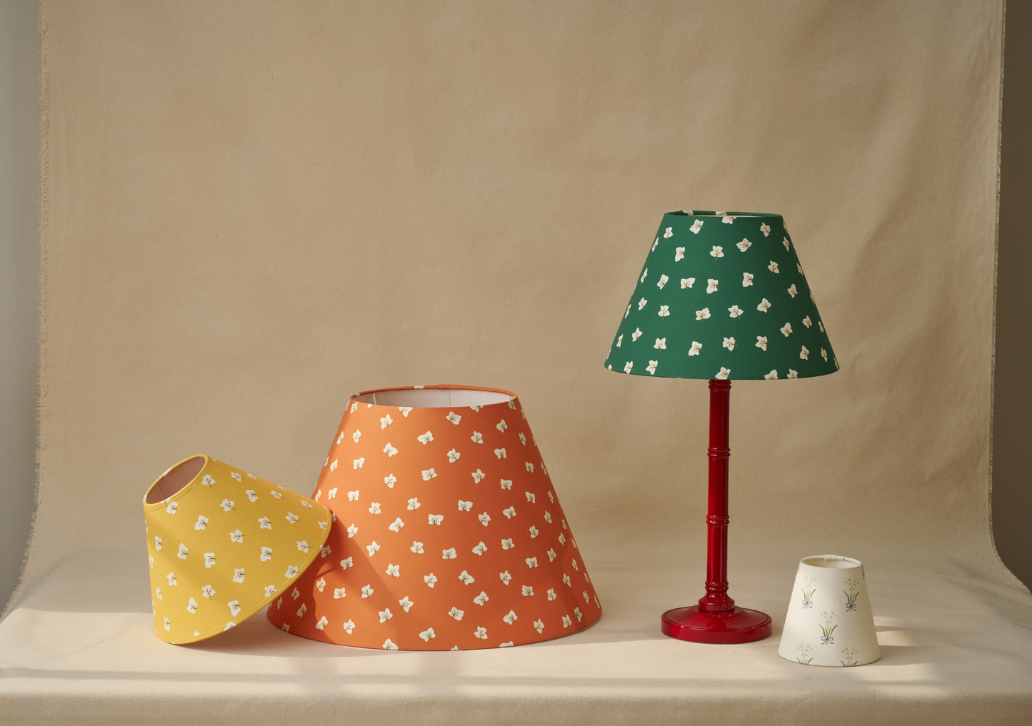 Upton Noble, 'Classic 5 inch Candle Clip Lampshade Of  The Valley'