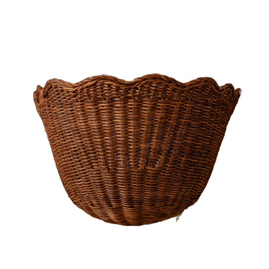 Hastshilp Scalloped Wall Light in Teak or Natural