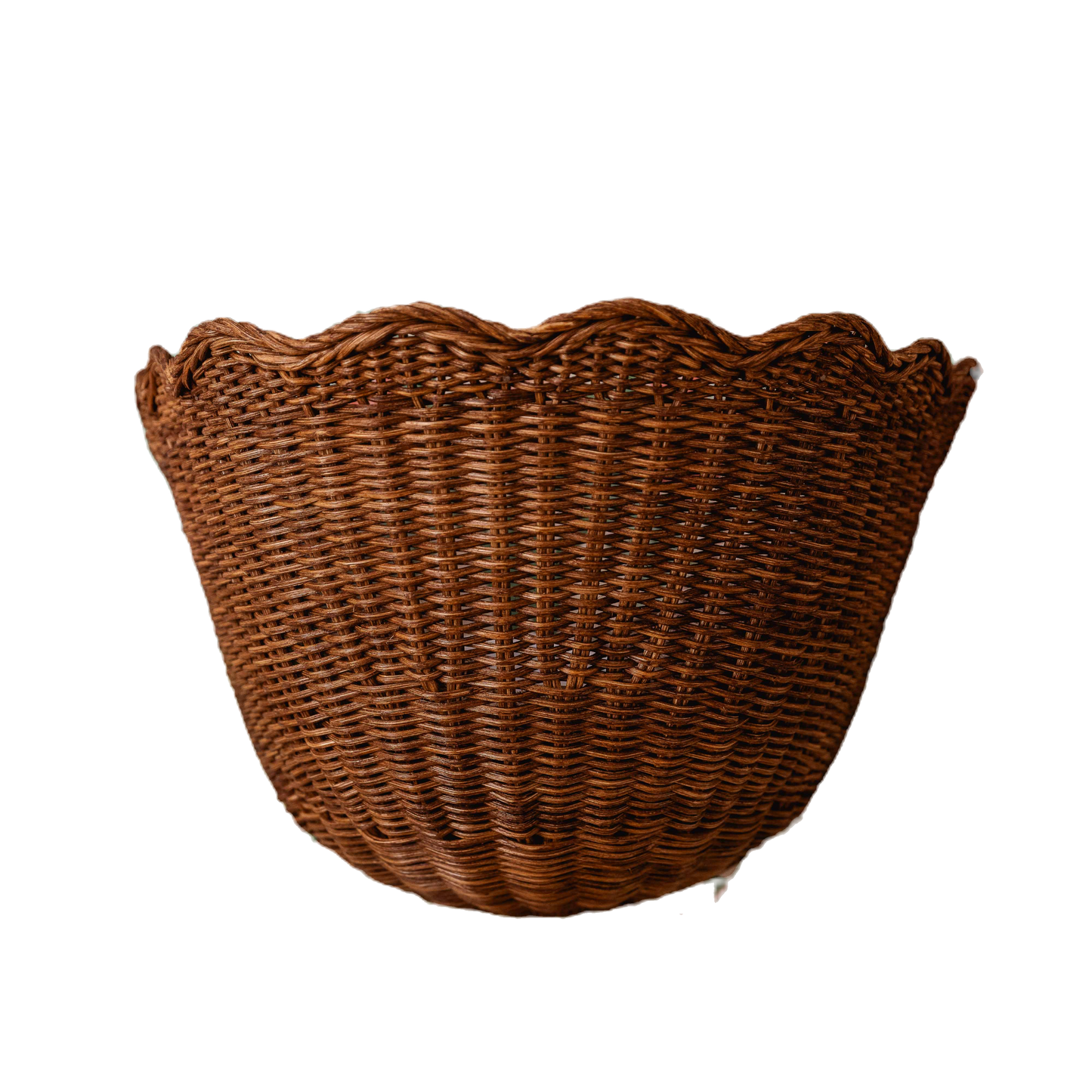 Hastshilp Scalloped Wall Light in Teak or Natural