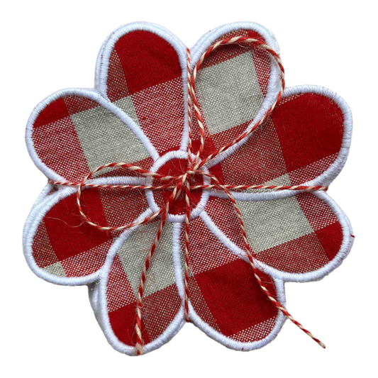 Willemien Bardawill, 'Red Flower Coaster'