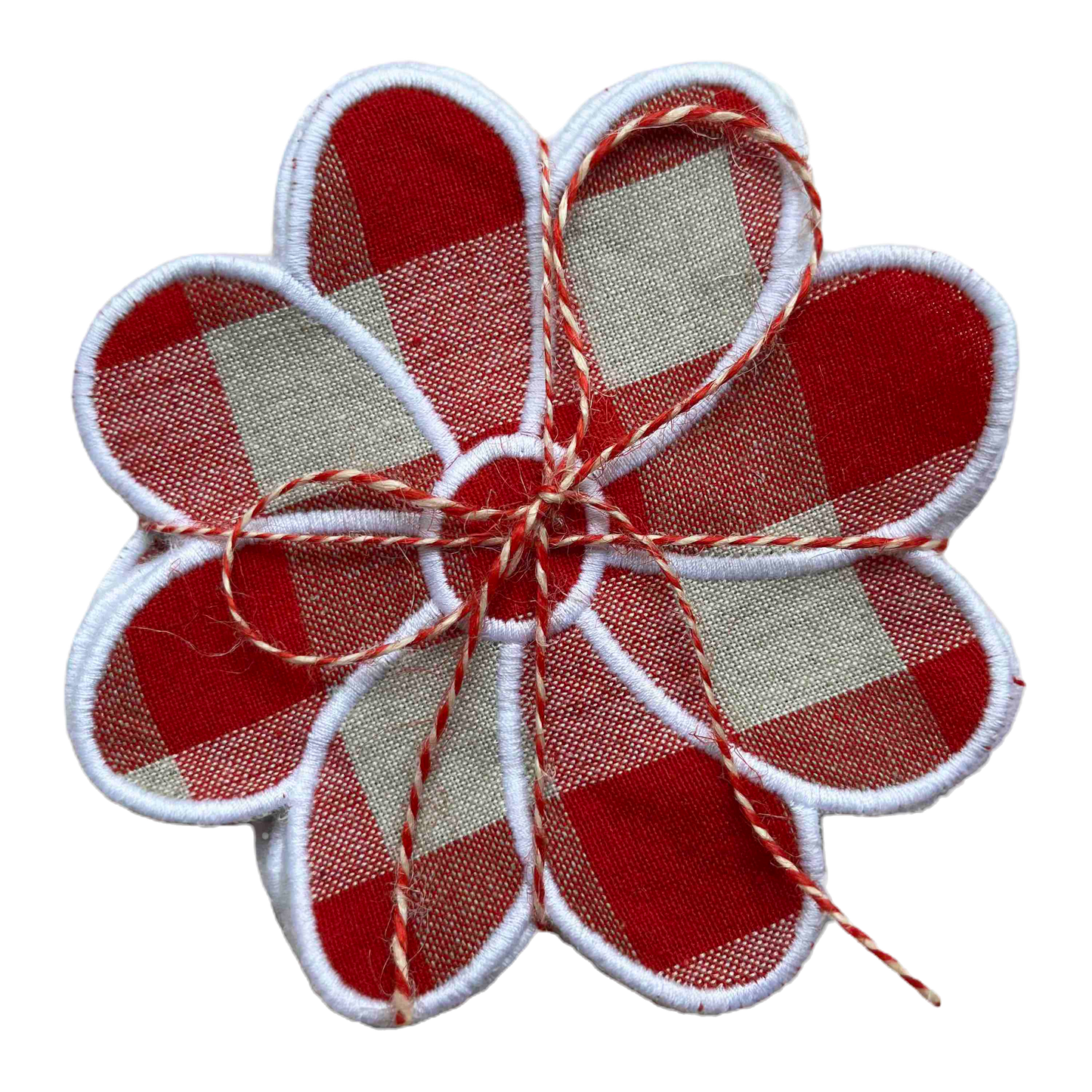 Willemien Bardawill, 'Red Flower Coaster'