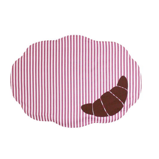 L'amour des Bonbons 'Amour Croissant Placemat Pink'