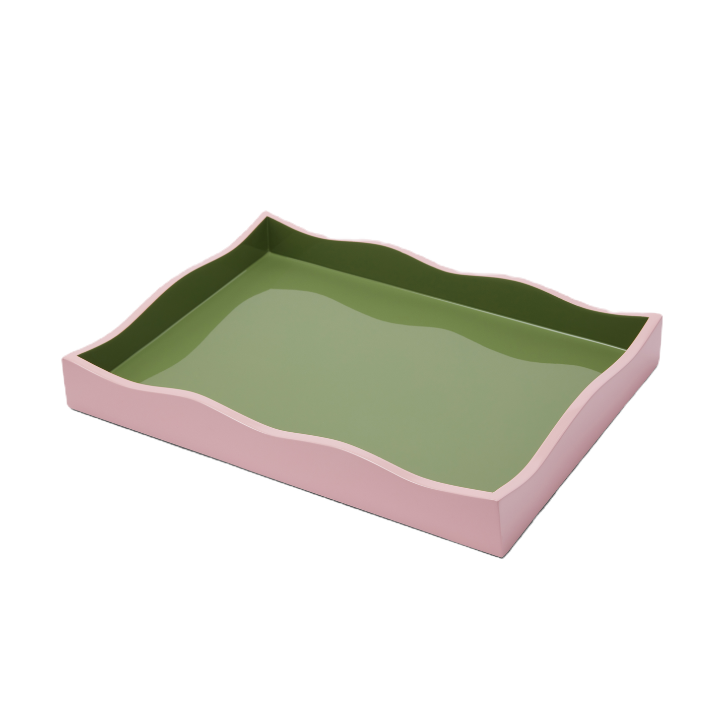 Wiggle Tray in Pink and Green