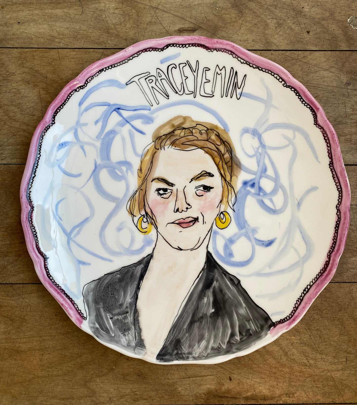 Josephine Dessine, 'Artist Plates' 2022