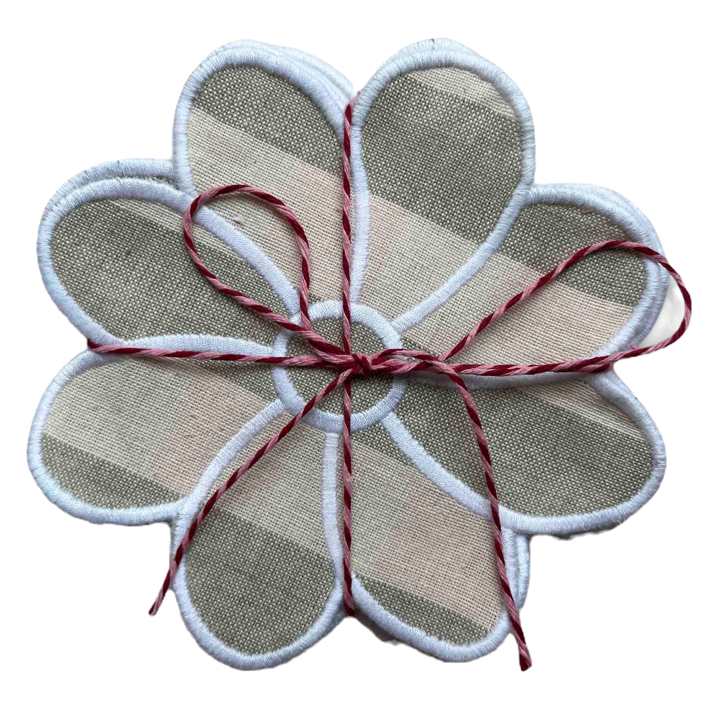 Willemien Bardawill, 'Beige Flower Coaster'