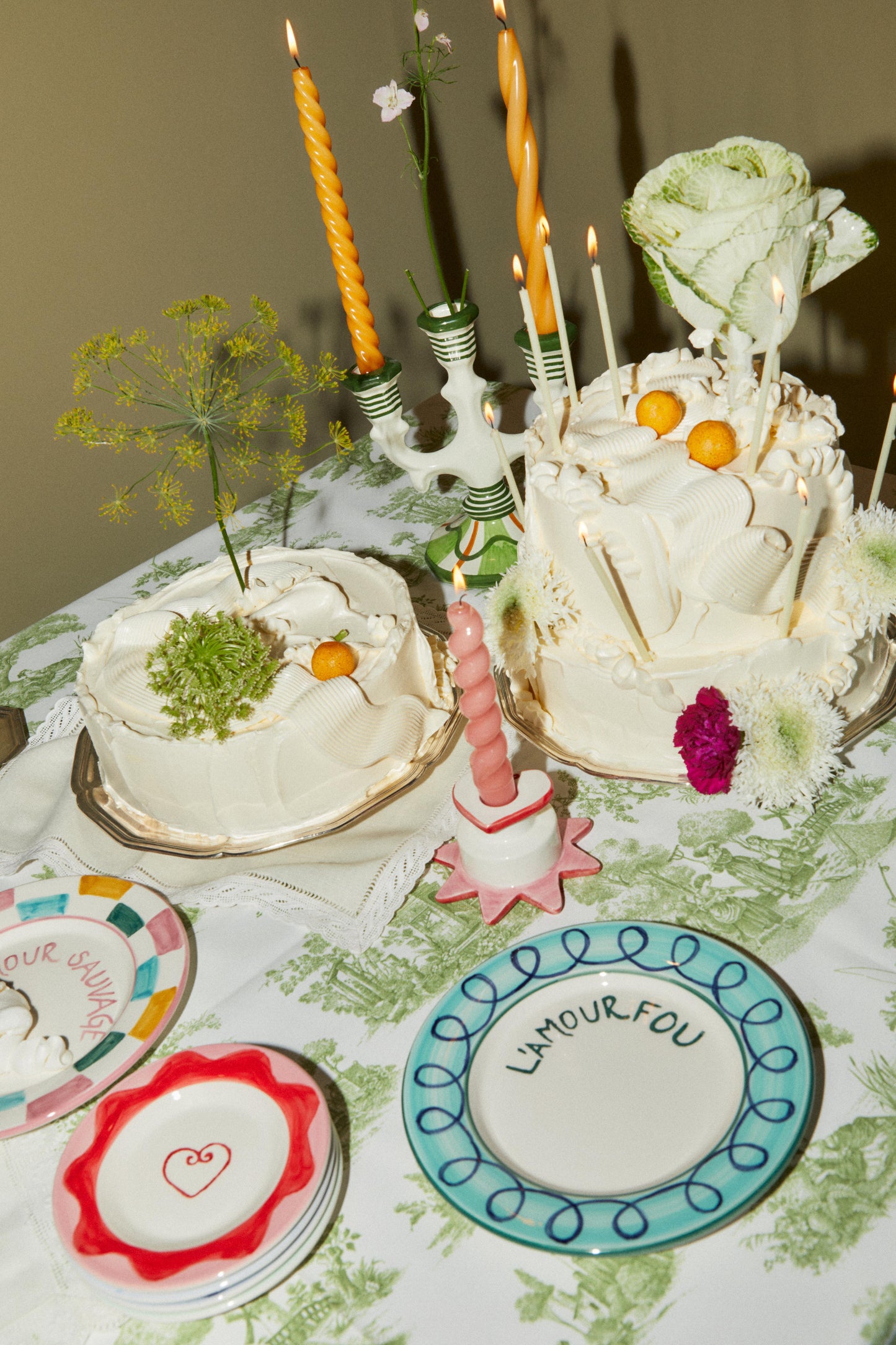 Actos L'amour fou' Desert Plate