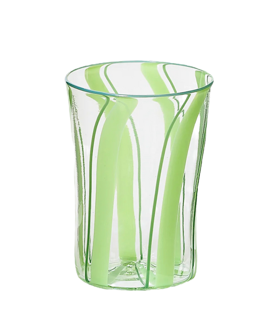 Bias Editions, ‘Handblown Stripe Green Glass’
