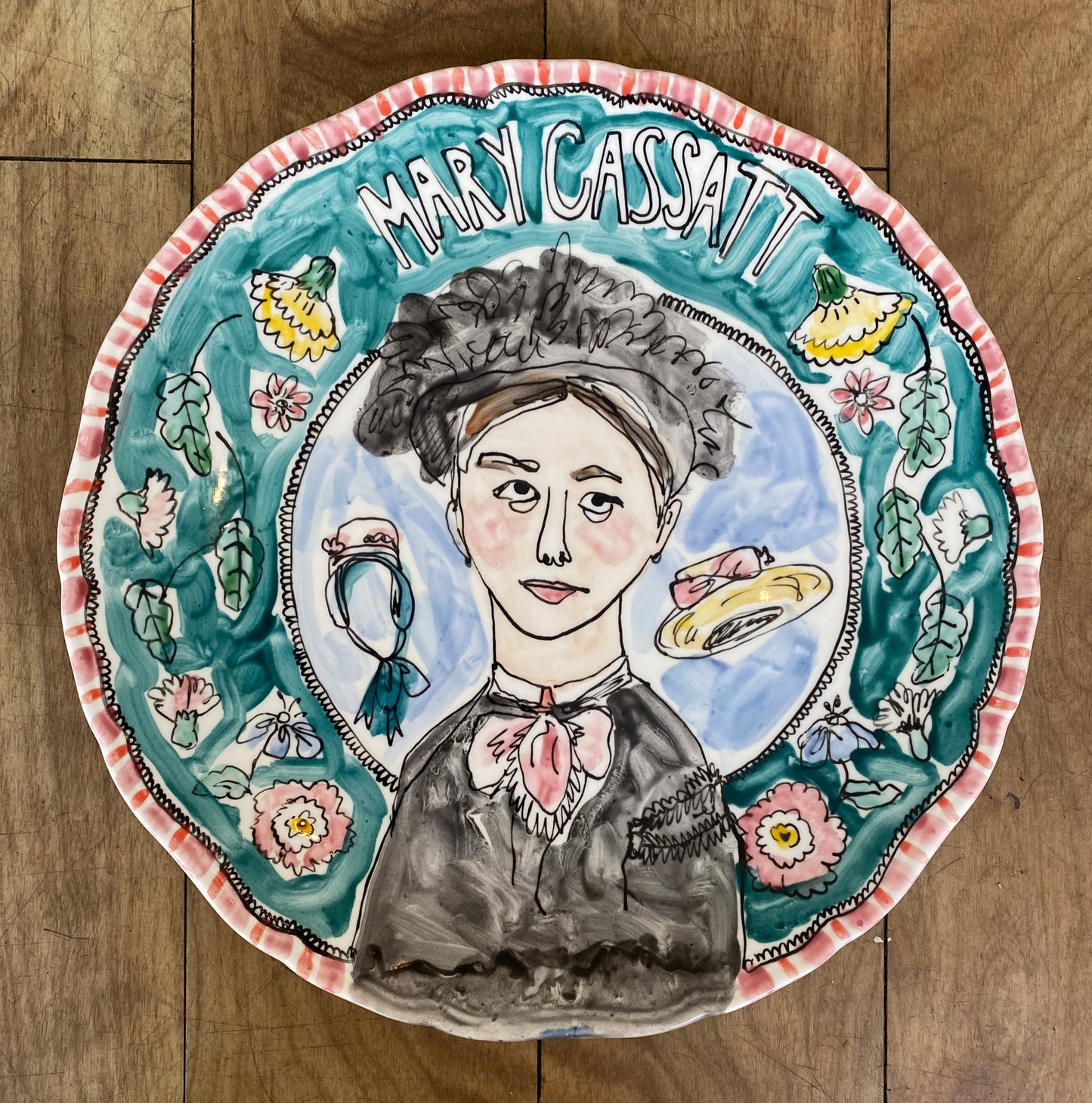 Josephine Dessine, 'Artist Plates' 2022