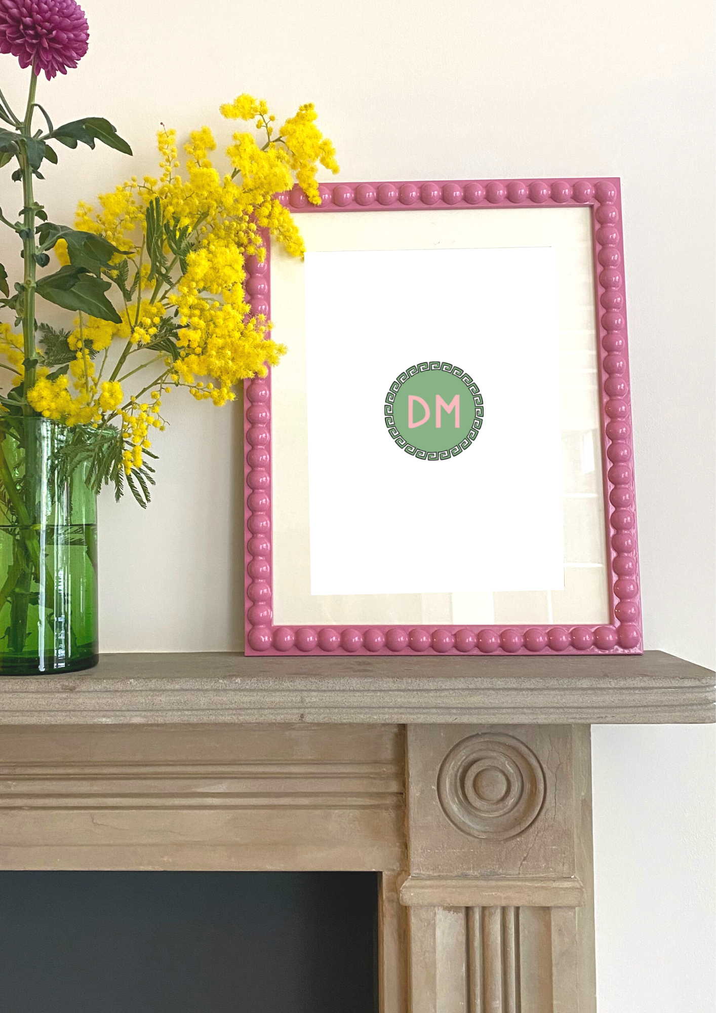 Pink Bubble Frame