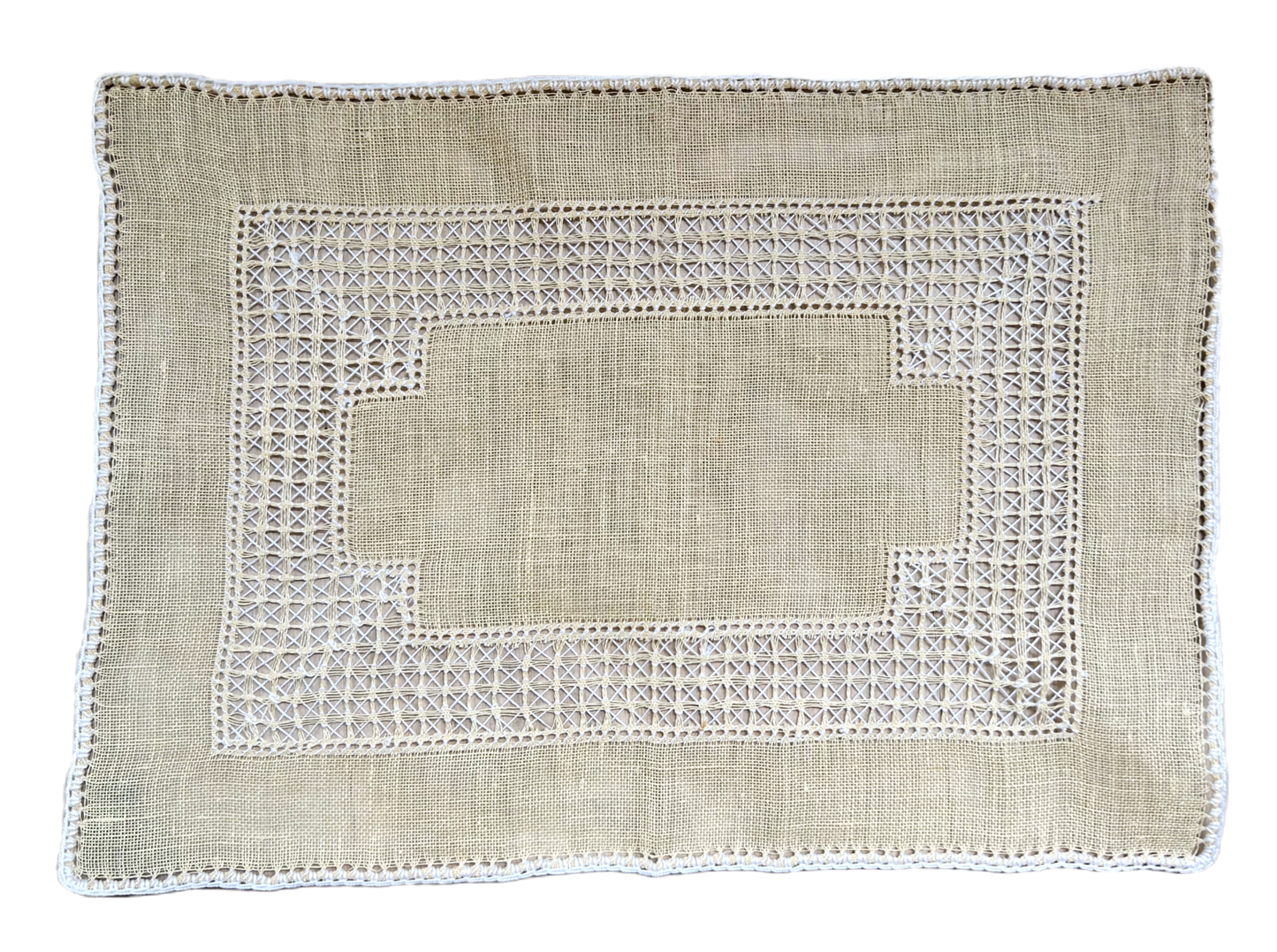 Handmade Tuscan Linen Placemat in Yellow