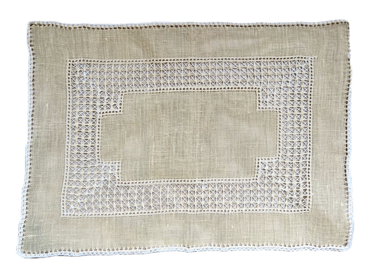 Handmade Tuscan Linen Placemat in Yellow