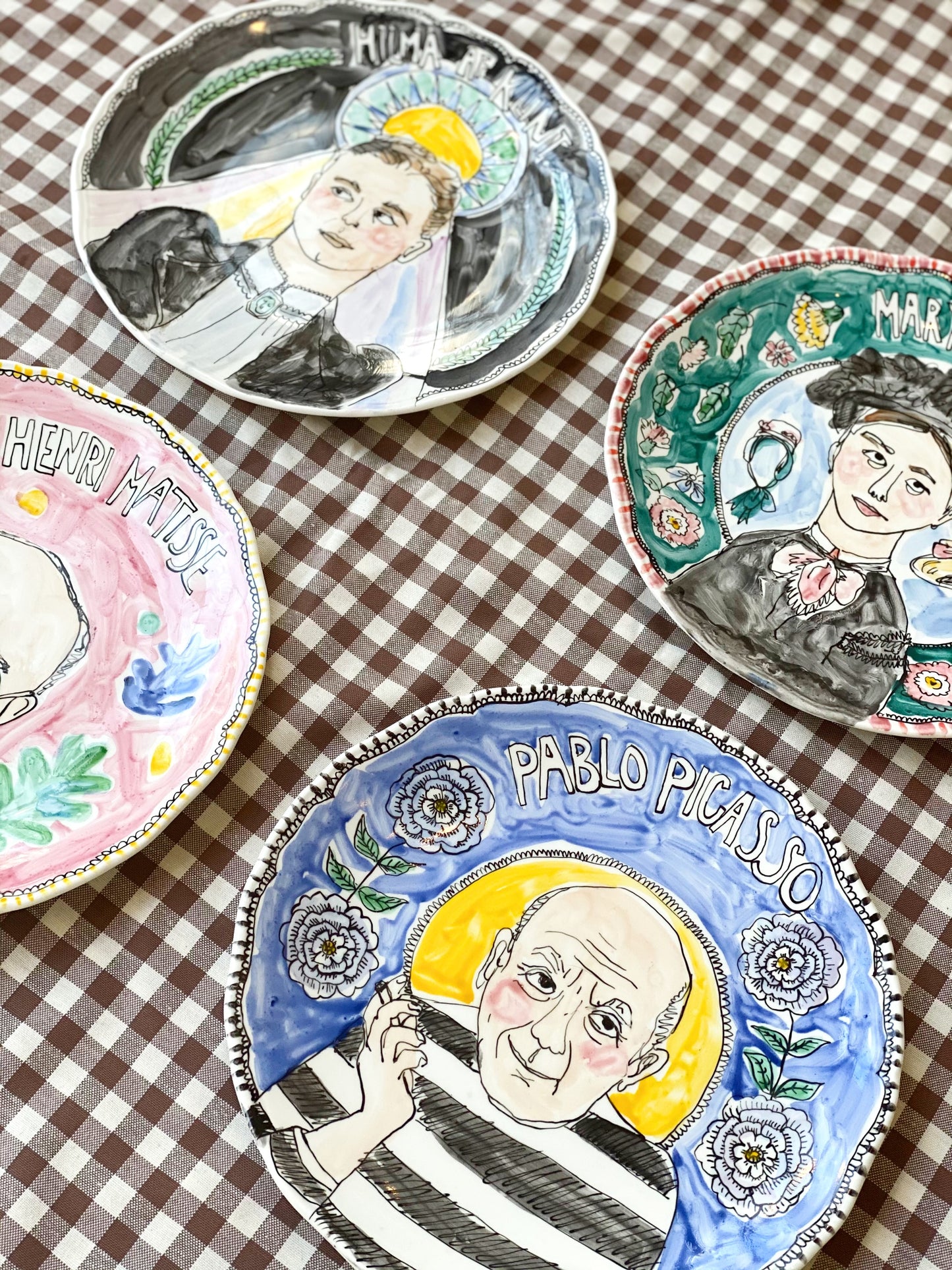 Josephine Dessine, 'Artist Plates' 2022