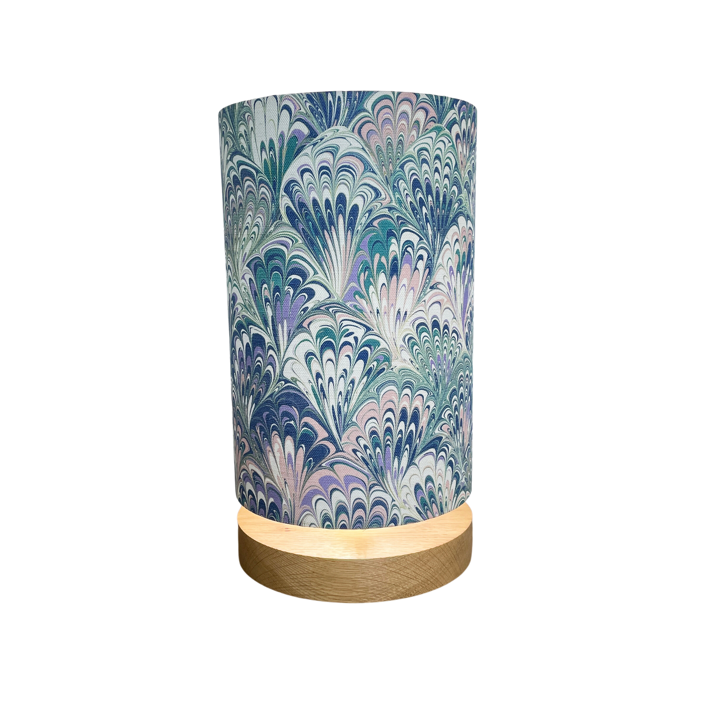 House of Amitié, 'Linen Lampshade Serpentine Spring Tall
