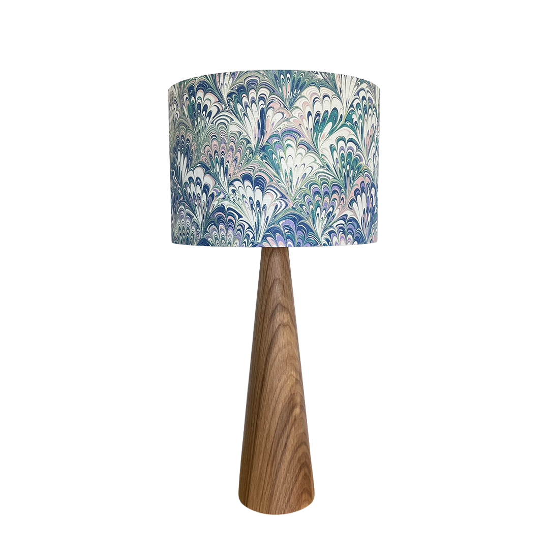 House of Amitié, 'Linen Lampshade in Serpentine Spring, Large'