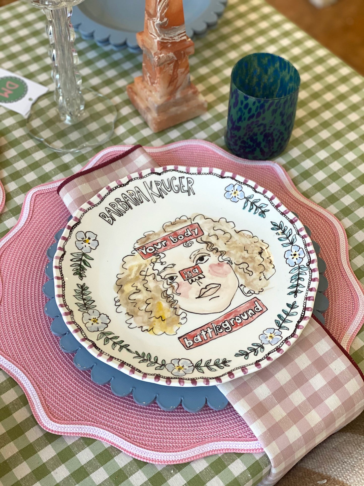 Josephine Dessine, 'Artist Plates' 2022