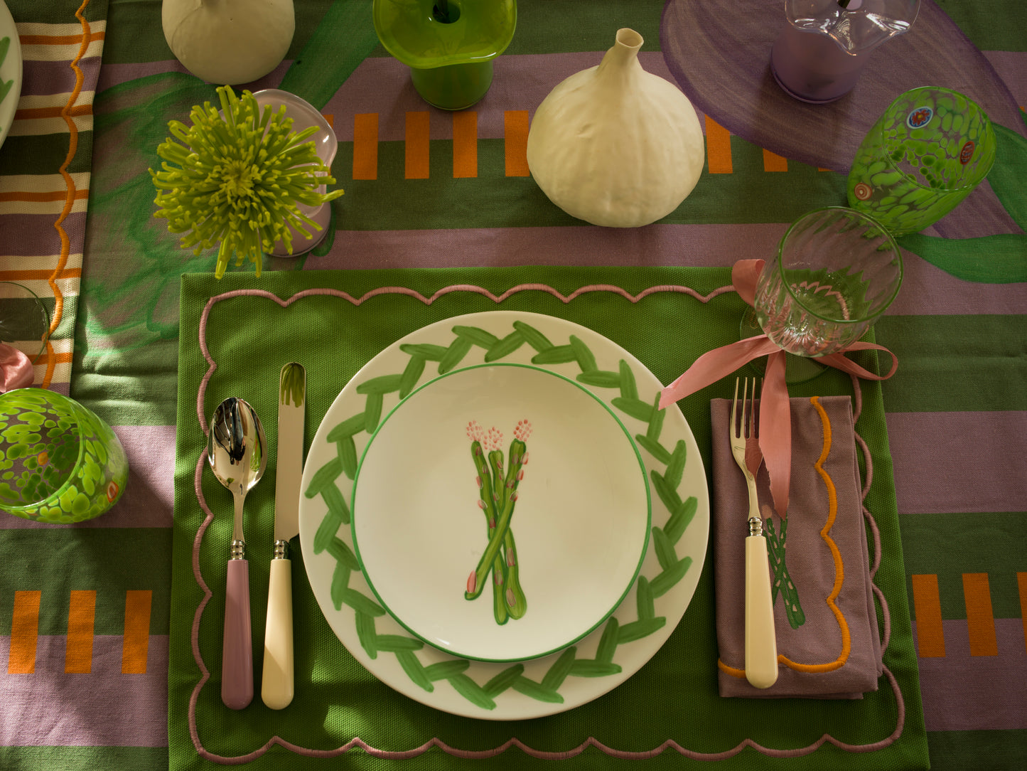 Vegetable Napkin Set of Four