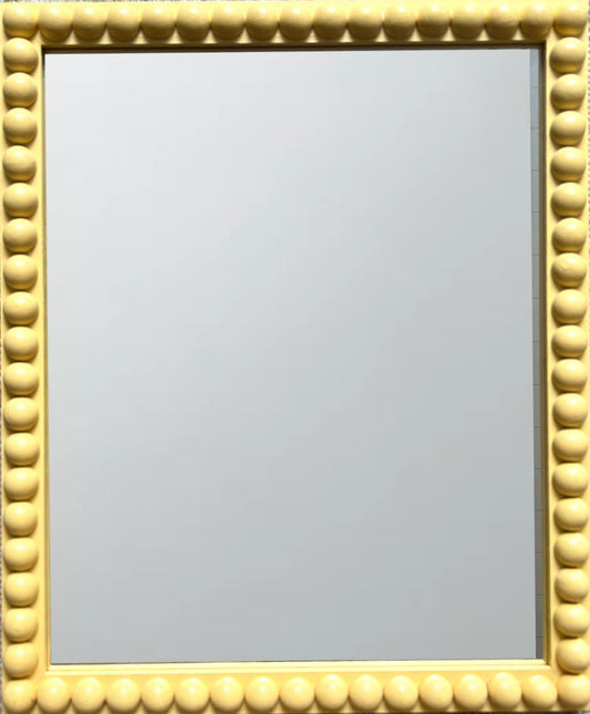 DM Bobbin Mirror in Yellow Ground